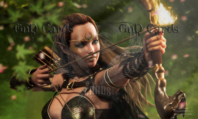 Elf Warrior Playmat